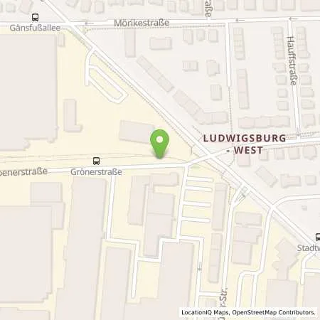 Standortübersicht der Tankstelle Stadtwerke Ludwigsburg-Kornwestheim GmbH in 71636 Ludwigsburg