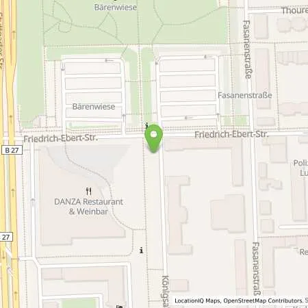 Standortübersicht der Tankstelle Stadtwerke Ludwigsburg-Kornwestheim GmbH in 71638 Ludwigsburg