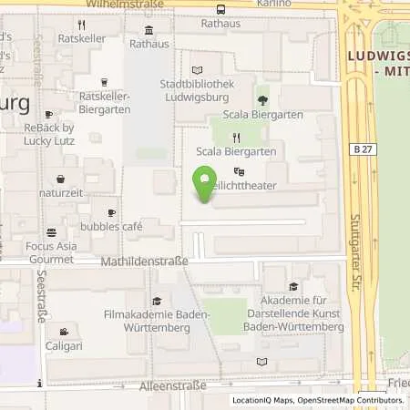 Standortübersicht der Tankstelle Stadtwerke Ludwigsburg-Kornwestheim GmbH in 71638 Ludwigsburg