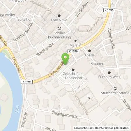 Standortübersicht der Tankstelle deer GmbH in 71665 Vaihingen an der Enz