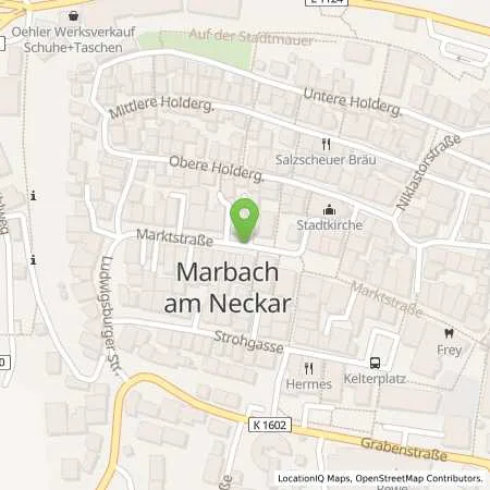 Standortübersicht der Tankstelle EnBW mobility+ AG und Co.KG in 71672 Marbach am Neckar