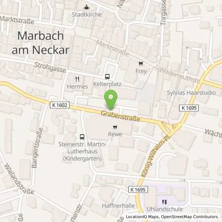 Standortübersicht der Tankstelle EnBW mobility+ AG und Co.KG in 71672 Marbach am Neckar