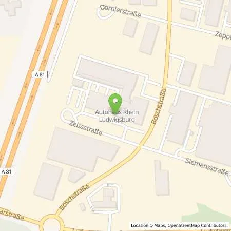 Standortübersicht der Tankstelle Autohaus Heermann und in 71679 Asperg