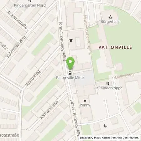 Standortübersicht der Tankstelle Stadtwerke Ludwigsburg-Kornwestheim GmbH in 71686 Remseck (Pattonville)