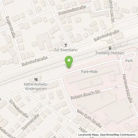 Standortübersicht der Tankstelle EnBW mobility+ AG und Co.KG in 71687 Freiberg am Neckar