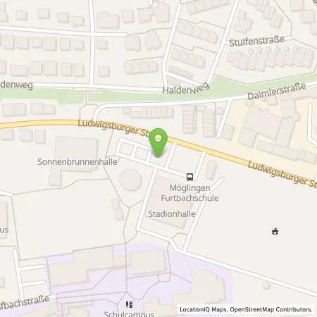 Standortübersicht der Tankstelle EnBW mobility+ AG und Co.KG in 71696 Möglingen