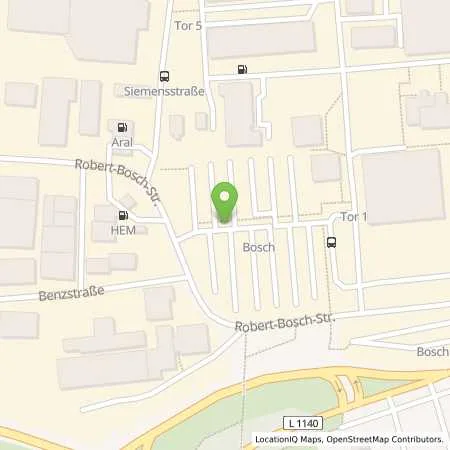 Standortübersicht der Tankstelle Robert Bosch GmbH in 71701 Schwieberdingen
