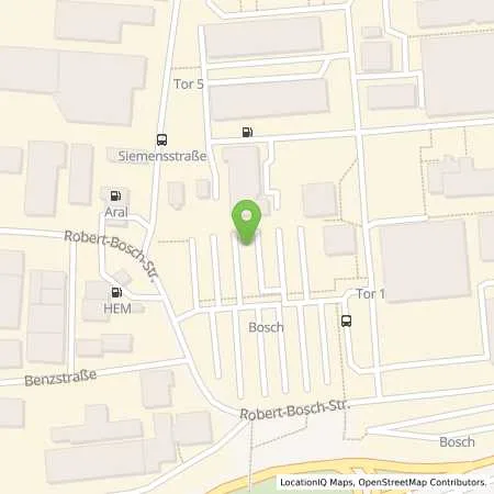Standortübersicht der Tankstelle Robert Bosch GmbH in 71701 Schwieberdingen