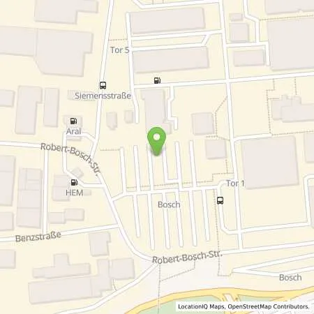 Standortübersicht der Tankstelle Robert Bosch GmbH in 71701 Schwieberdingen