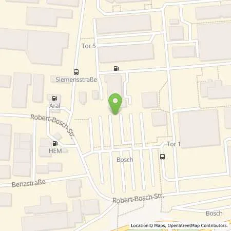 Standortübersicht der Tankstelle Robert Bosch GmbH in 71701 Schwieberdingen