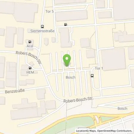 Standortübersicht der Tankstelle Robert Bosch GmbH in 71701 Schwieberdingen