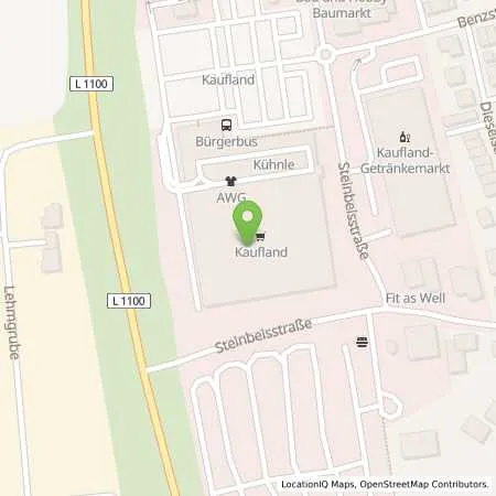 Standortübersicht der Tankstelle Kaufland Dienstleistung GmbH & Co. KG in 71711 Steinheim