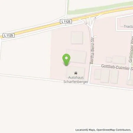 Standortübersicht der Tankstelle Autohaus Scharfenberger GmbH in 74379 Ingersheim