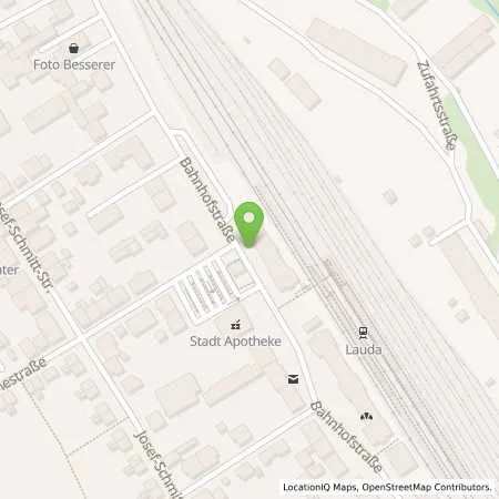 Standortübersicht der Tankstelle Stadtwerk Tauberfranken GmbH in 97922 Lauda-Königshofen
