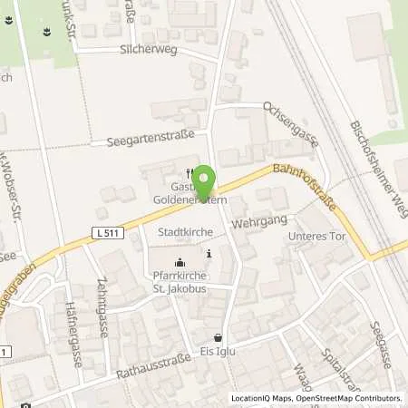 Standortübersicht der Tankstelle Stadtwerk Tauberfranken GmbH in 97922 Lauda-Königshofen