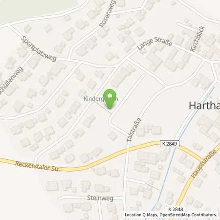 Standortübersicht der Tankstelle Überlandwerk Schäftersheim GmbH & Co. KG in 97999 Harthausen