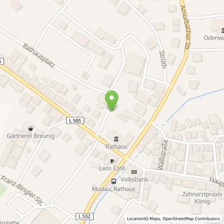 Standortübersicht der Tankstelle EnBW mobility+ AG und Co.KG in 69427 Mudau