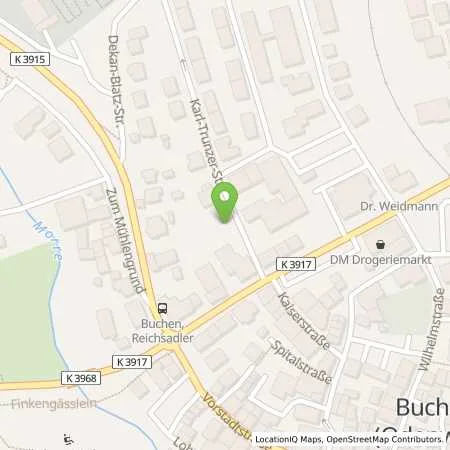 Standortübersicht der Tankstelle MVV Enamic GmbH in 74722 Buchen