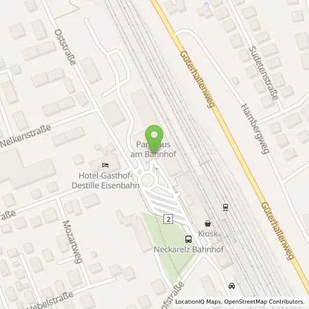 Standortübersicht der Tankstelle Stadtwerke Mosbach GmbH in 74821 Mosbach