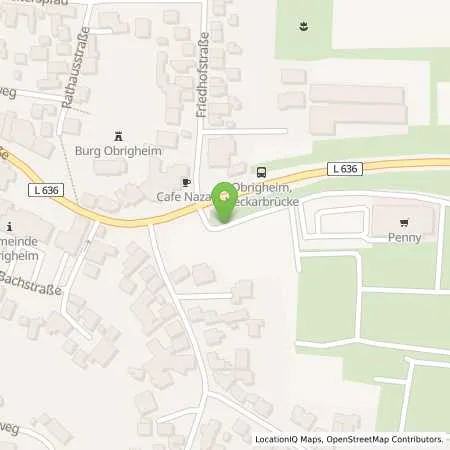 Standortübersicht der Tankstelle EnBW mobility+ AG und Co.KG in 74847 Obrigheim