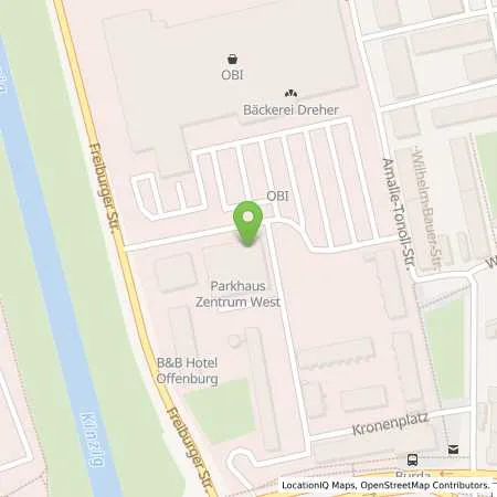 Standortübersicht der Tankstelle E-Werk Mittelbaden AG & Co. KG in 77652 Offenburg