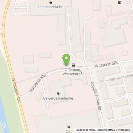 Standortübersicht der Tankstelle E-Werk Mittelbaden AG & Co. KG in 77652 Offenburg