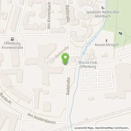 Standortübersicht der Tankstelle E-Werk Mittelbaden AG & Co. KG in 77652 Offenburg