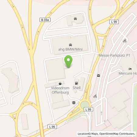 Standortübersicht der Tankstelle EnBW mobility+ AG und Co.KG in 77656 Offenburg