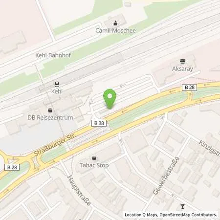 Standortübersicht der Tankstelle E-Werk Mittelbaden AG & Co. KG in 77694 Kehl