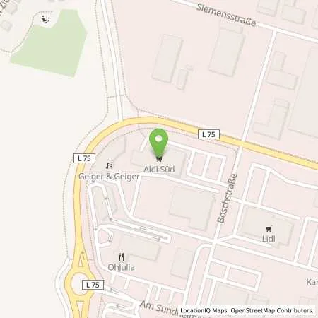 Standortübersicht der Tankstelle ALDI SÜD in 77694 Kehl