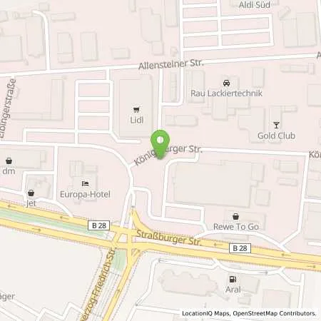 Standortübersicht der Tankstelle EnBW mobility+ AG und Co.KG in 77694 Kehl