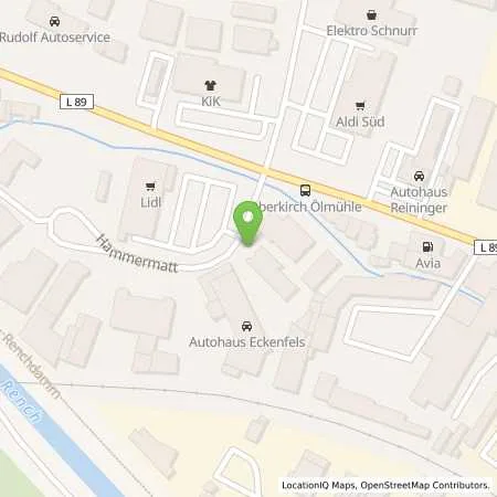 Standortübersicht der Tankstelle Stadtwerke Oberkirch GmbH in 77704 Oberkirch