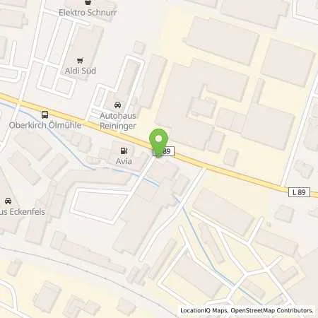 Standortübersicht der Tankstelle Stadtwerke Oberkirch GmbH in 77704 Oberkirch