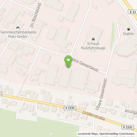 Standortübersicht der Tankstelle Betten-ABC GmbH in 77791 Berghaupten