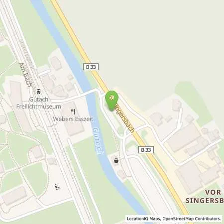 Standortübersicht der Tankstelle E-Werk Mittelbaden AG & Co. KG in 77793 Gutach