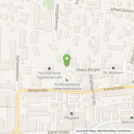 Standortübersicht der Tankstelle E-Werk Mittelbaden AG & Co. KG in 77933 Lahr/Schwarzwald