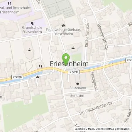 Standortübersicht der Tankstelle E-Werk Mittelbaden AG & Co. KG in 77948 Friesenheim