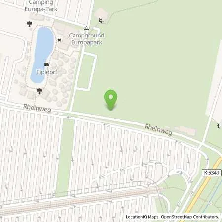 Standortübersicht der Tankstelle badenova AG & Co. KG in 77977 Rust