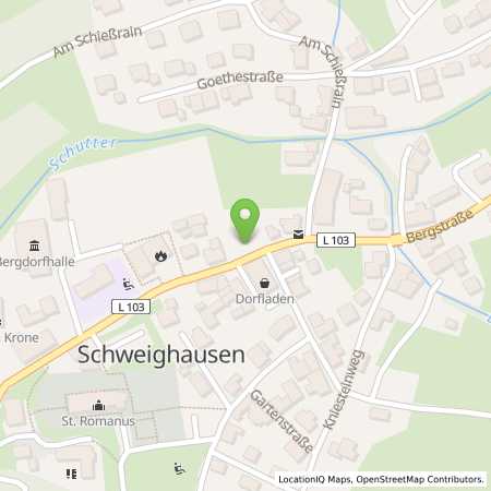 Standortübersicht der Strom (Elektro) Tankstelle: E-Werk Mittelbaden AG & Co. KG in 77978, Schuttertal