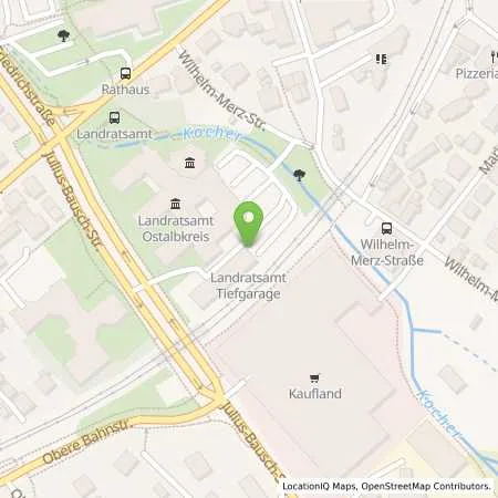 Standortübersicht der Tankstelle Landratsamt Ostalbkreis in 73430 Aalen