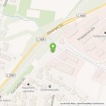 Standortübersicht der Strom (Elektro) Tankstelle: Stadtwerke Aalen GmbH in 73430, Aalen