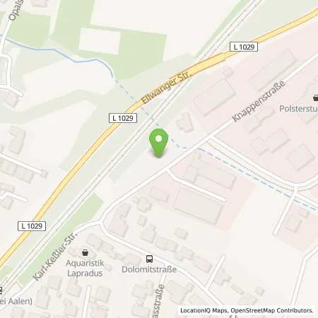 Standortübersicht der Tankstelle Stadtwerke Aalen GmbH in 73430 Aalen