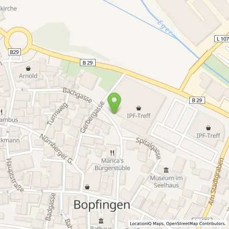 Standortübersicht der Tankstelle EnBW ODR AG in 73441 Bopfingen