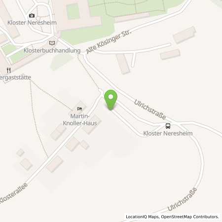 Standortübersicht der Strom (Elektro) Tankstelle: EnBW ODR AG in 73450, Neresheim