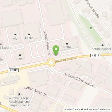 Standortübersicht der Tankstelle EnBW mobility+ AG und Co.KG in 73463 Westhausen