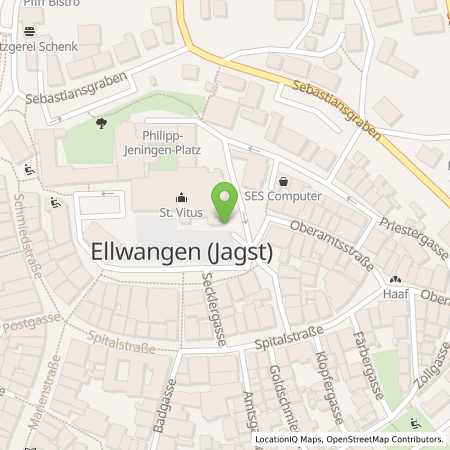 Standortübersicht der Strom (Elektro) Tankstelle: EnBW mobility+ AG und Co.KG in 73479, Ellwangen