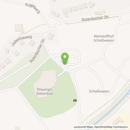 Standortübersicht der Strom (Elektro) Tankstelle: EnBW ODR AG in 73479, Ellwangen