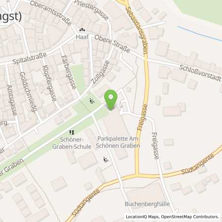 Standortübersicht der Strom (Elektro) Tankstelle: EnBW ODR AG in 73479, Ellwangen