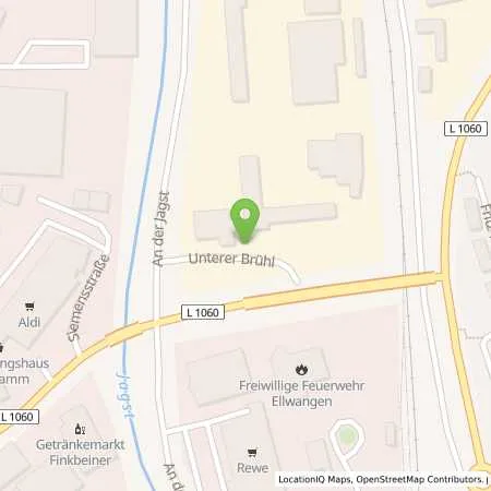 Standortübersicht der Tankstelle EnBW ODR AG in 73479 Ellwangen