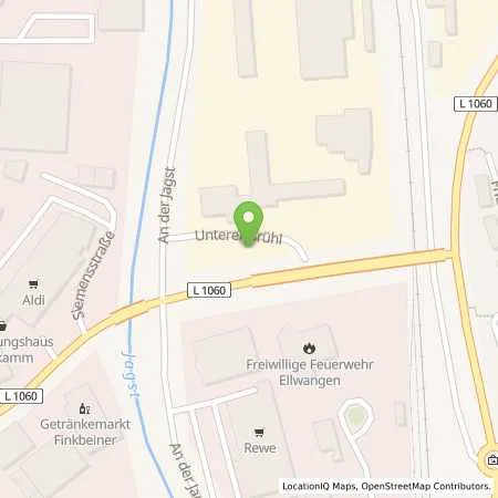 Standortübersicht der Tankstelle EnBW ODR AG in 73479 Ellwangen